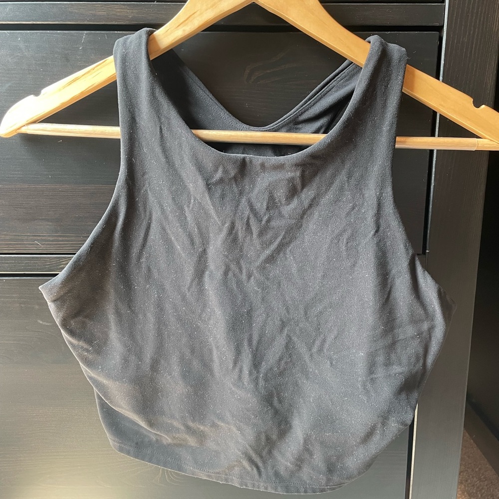 Black Athleta Crop Top